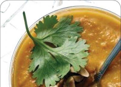 سوپ هویج به سبک تایلندی