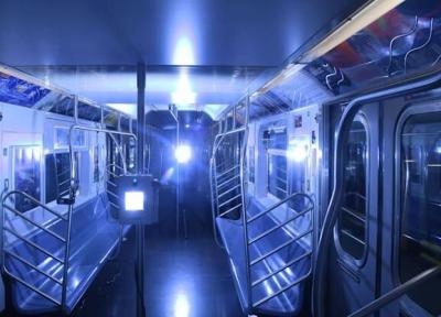 مهار کرونا در مترو نیویورک با اشعه فرابنفش