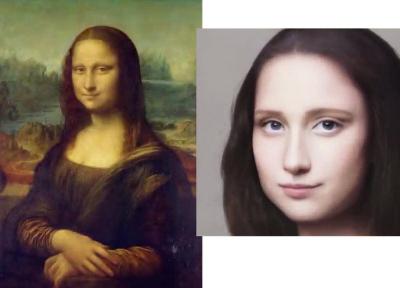 استفاده از هوش مصنوعی برای تبدیل پرتره های نقاشی مشهوری مانند مونالیزا به چهره واقعی احتمالی سوژه نقاشی