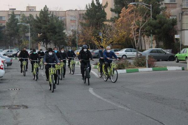 پیمایش محله فرهنگیان-آزادی منطقه21 با دوچرخه