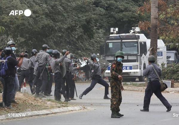 کشته شدن 5 نفر دیگر در اعتراضات خونین میانمار