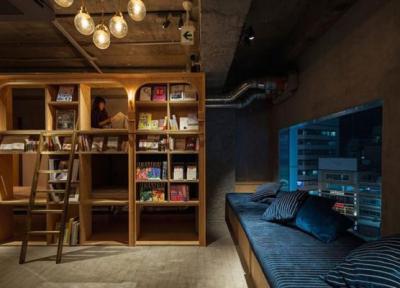 هتل کتاب و تخت توکیو: تجربه ای منحصربه فرد برای عاشقان کتاب