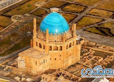 خواناسازی و تکمیل بازسازی برج و باروی ضلع غربی گنبد سلطانیه