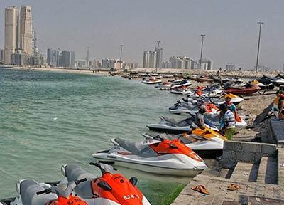 انواع تفریحات ساحلی در پارک آل ممزر دبی
