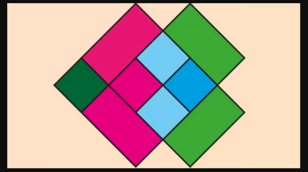 معمای ریاضی؛ آیا می توانید تعداد مربع های این تصویر را در 15 ثانیه بشمارید؟