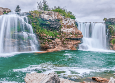 آلبرتای زیبا: عاشق آبشار Lundbreck شوید