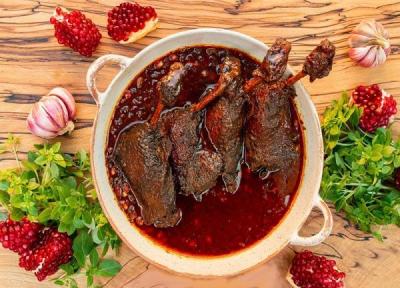 طرز تهیه خوراک مرغ با رب انار ، 20 ترفند تیره نشده و شفاف شدن خوراک